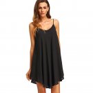2017 Chiffon Summer Dress Womens Sleeveless Short Mini Dress Casual Beach Female Clothing Evening Pa