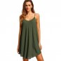 2017 Chiffon Summer Dress Womens Sleeveless Short Mini Dress Casual Beach Female Clothing Evening Pa