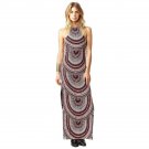 2016 Summer Women Long  Dress Fashion Retro Print Multicolor Long Dress Women\'s Fashion Summer Dres