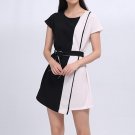 Vestidos 2017 Summer Women Mini A Line Dress Ladies O Neck Short Sleeve Casual Loose Elegant Party D