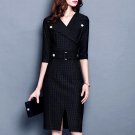 2017 New Women One Piece Patchwork Elegant Business Party Formal Office Plus Size 3XL Bodycon Pencil