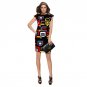 Newest  Sexy Women Slim Summer Geometric Printed Short Sleeve Dress summer sundresses