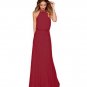 Summer Sexy Dress Bohemian Style Sleeveless Floor Length Casual Long Dresses Women Chiffon Halter Ju