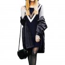 Women O-Neck Long Sleeve Shirt Dresses Zipper Back Stitching Party Mini Dress 2017 Autumn Casual Loo