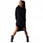 Women Hooded long-sleeved irregular dress Double Summer Autumn Split Pockets Sweater Mini Dress #LSI