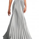 Women\'s  Summer Chiffon Pleat Maxi Long Skirt Dress