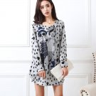 New 2017 antumn winter Fashion Women long sleeve Dresses Plus Size Dress Loose girl casual tops tuni