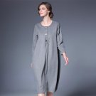 SuperAen Loose Long-sleeved Woolen Women Dress Big Size Fashion Casual Ladies Dress 2017 Autumn and 