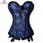 Women Sexy Burlesque Overbust Corset Bustier Top With Mini TuTu Skirt Fancy Dresses Costume Sexy Got