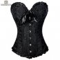 Women Sexy Burlesque Overbust Corset Bustier Top With Mini TuTu Skirt Fancy Dresses Costume Sexy Got