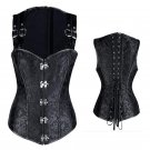 Women GOTHIC Corsets Lace Up Bustier Waist Cincher Trainer Shaper Top Plus Size Lingerie Body Shaper