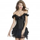 MOONIGHT Women Corsets Red Black Sexy Gothic Corsets Dress Women Corsets Hot Shapers Body Intimates 