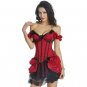 MOONIGHT Women Corsets Red Black Sexy Gothic Corsets Dress Women Corsets Hot Shapers Body Intimates 