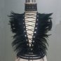 Holographic Chorker Crop Top Summer Festival Rave Clothes Outfits Feather Bralette  Corset Top Vinta