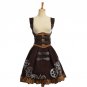 Elegant Gothic Steampunk Dress Vintage Women Victorian Period JSK Lolita Embroidered Lace-up Corset 