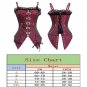 Sexy Steampunk Corset Waist Trainer Halter Corset Overbust Gothic Striped Corsets And Bustiers Burle