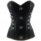 New Fashion Women Black Color Shaper wear Plus Size XXL Leather Sexy Hollow Out Body Shaper Gothic C