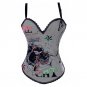 Gothic clothing overbust corset steampunk corsets and bustiers plus size waist Trainer corset corpet
