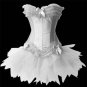 MOONIGHT 5 Color Women Corsets And Bustier Top Gothic Corset Dress Overbust Wasit Corselet with Bow