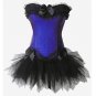 MOONIGHT 5 Color Women Corsets And Bustier Top Gothic Corset Dress Overbust Wasit Corselet with Bow