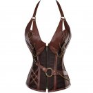 Sexy Burlesque Corset Waist Cincher Shaper Steampunk Corset Gothic Corset 14 Steel Bone Steampunk Le