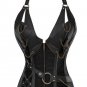 Sexy Burlesque Corset Waist Cincher Shaper Steampunk Corset Gothic Corset 14 Steel Bone Steampunk Le