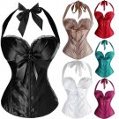 New Sexy Women Waist Trainer Corset Body Shapewear Bustier Cincher Halter Corselet Corpete overbust 