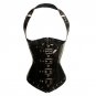 Steampunk leather corset gothic corset underbust corpete espartilho corselet plus size corsage corpe