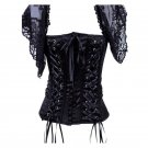 Gothic red corset lace bra corset plus size waist trainer steel boned corset corpetes e espartilhos 