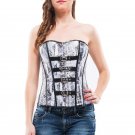 Gothic Women\'s Buckle Burlesque Lingerie Corset Sexy Slimming Waist Shaperwear Bustier Overbust Cor