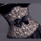 Gothic Woman Slimming Waist Cincher Corselet Body Shaper Fashion Floral Printed Corsets And Bustiers