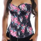 Sexy Gothic Women Waist Cincher Corset Floral Fantasy Corsets Body Shapewear Cincher Bustier Burlesq