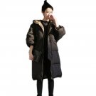 Fashion Winter Women Down Jacket Long Sleeve with White Duck Down Filling Long and thin Coat Outwear