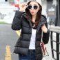 Fashion Winter Women Down Jacket Long Sleeve with hat White Duck Down Filling Long and thin Coat Ou