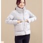 Fashion Winter Women Down Jacket bat sleeved White Duck Down Filling thin covered button Coat Outwea