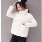 Fashion Winter Women Down Jacket bat sleeved White Duck Down Filling thin covered button Coat Outwea