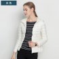 Woman Fall Winter Padded Warm Coat Ultra Light Duck Down Jacket Female Overcoat Slim Solid Jackets S