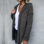 Women Hooded Sweater Coat 2017 Autumn Winter Long Cardigans Long Sleeve Solid Sweater Warm Female Ca