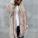 Winter Autumn Women Fashion Ladies Hooded Long Batwing Sleeve Casual Cardigan Open Front Coat Outwea