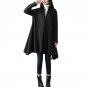 Women Loose Long Jacke Coat 2017 Autumn Winter Long Sleeve Casual Coat Soild Irregual Jacket Female 