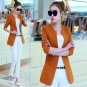 Casual Suit Jacket - One Button Thin Women Blazer