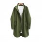 2017 Fashion Women Lapel Neck Long Sleeve Zipper Windbreaker Coat Outwear Autumn Casual Loose Jacket