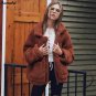 Faux Fur Coat Women Jacket Autumn Winter Coats Full Sleeve Pockets Zip Up Women\'s Coats Jackets Cas
