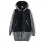 Women Fashion Coat Jacket Winter 2017 Fashion Fake Two Pieces Warm Down Parka Chic Outwear Slim Hood