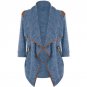 CELMIA New Autumn Winter Lapel Jacket Warm Coat Long Sleeve Pockets Long Cardigans Plus Size Female