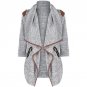 CELMIA New Autumn Winter Lapel Jacket Warm Coat Long Sleeve Pockets Long Cardigans Plus Size Female
