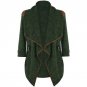 CELMIA New Autumn Winter Lapel Jacket Warm Coat Long Sleeve Pockets Long Cardigans Plus Size Female