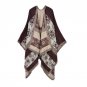 Autumn Winter Hot Fashion Tops Women Long Sweater Wrap Thick Warm Cloak Double Sides Wear Swing Coat