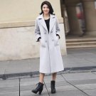 2017 Winter New Arrival Women\'s Flare Sleeves Woolen Coat With Belt Ladies Plus Size Long Wool Tren