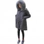 2017 Winter Women Long Hooded Parka Fashion Fur Collar Coat Long Sleeve Zipper Buttons Thick Tops Wi